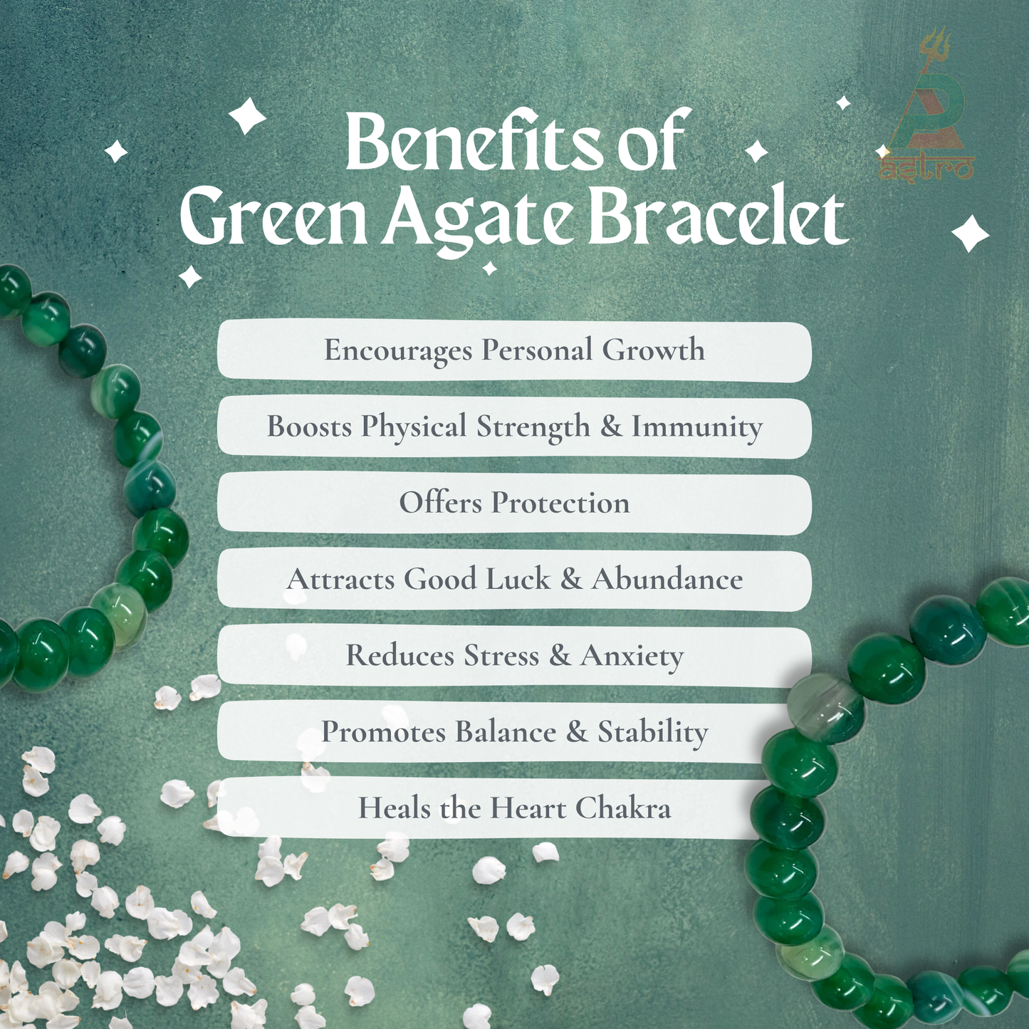 Green Agate Bracelet