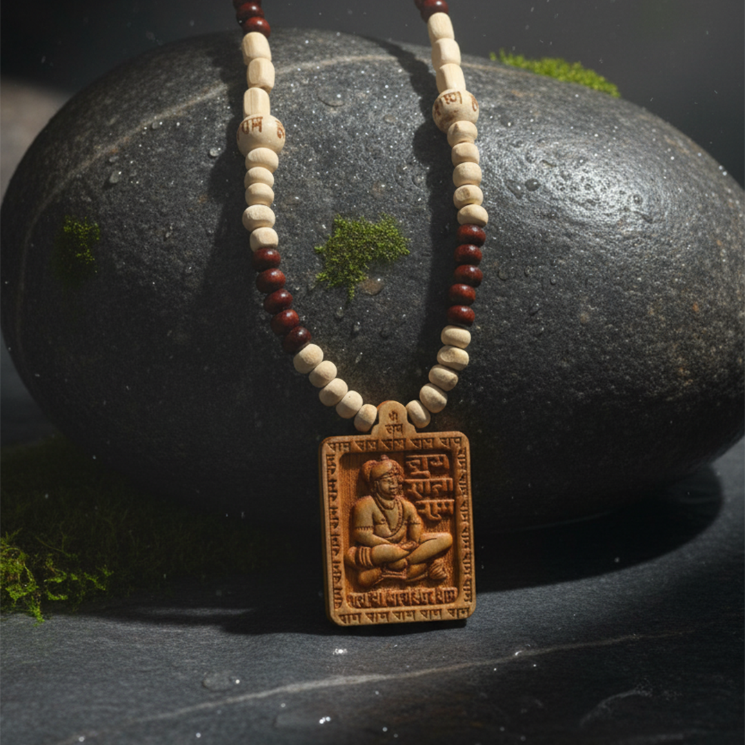 Jai Sitaram Tulsi Mala with Hanuman Ji Locket