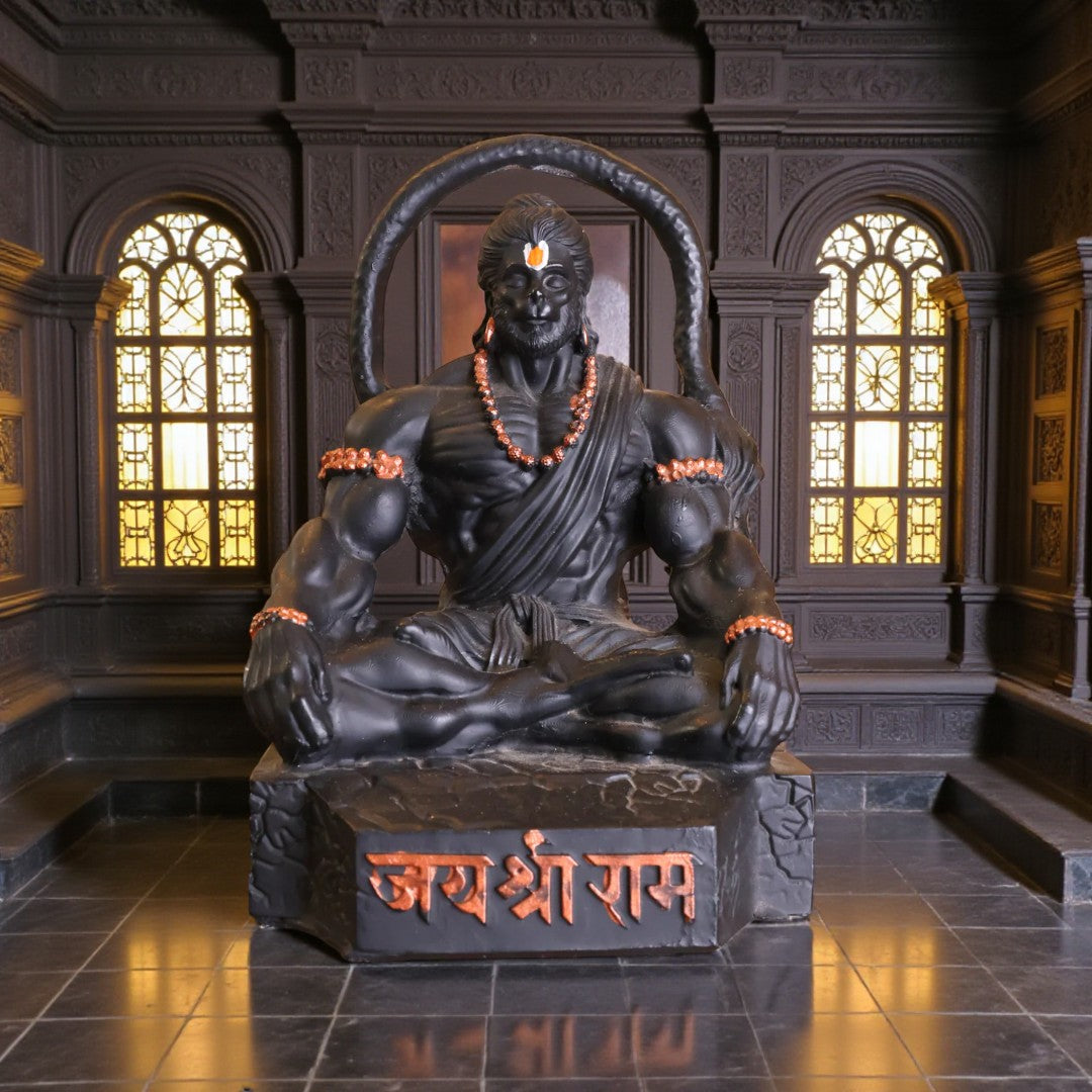 Hanuman Meditating Idol