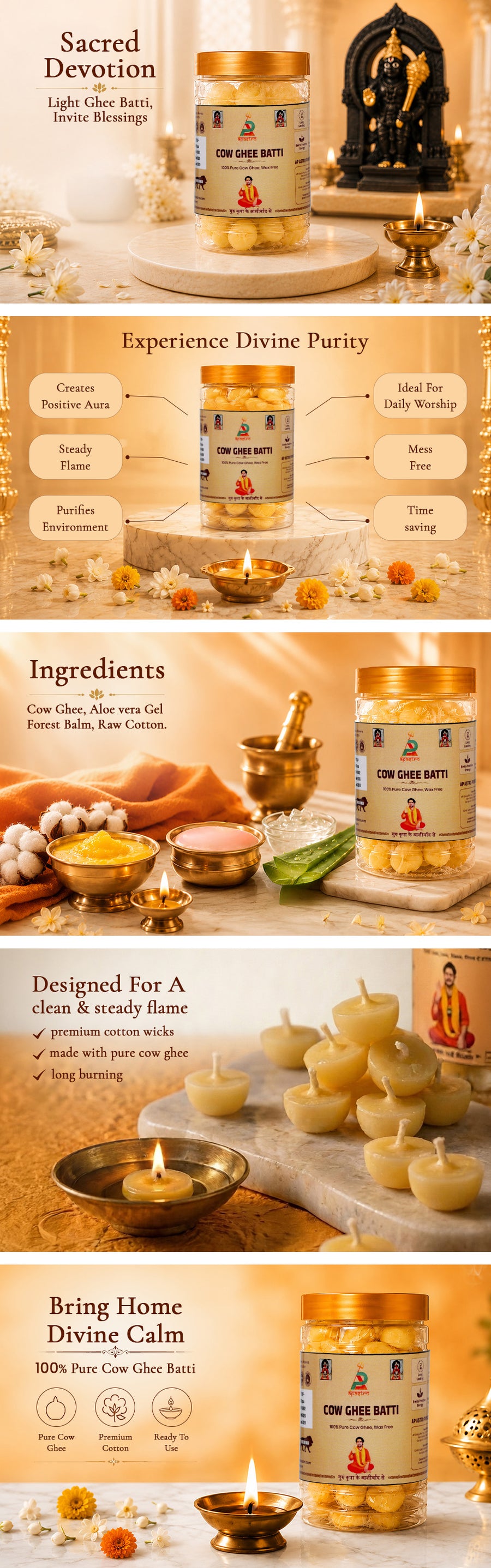 Cow Ghee Batti — detail 1