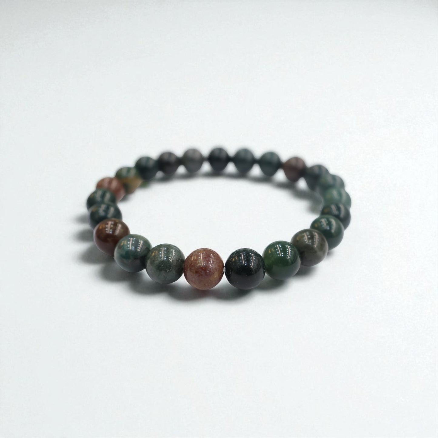 Natural Indian Bloodstone Bracelet