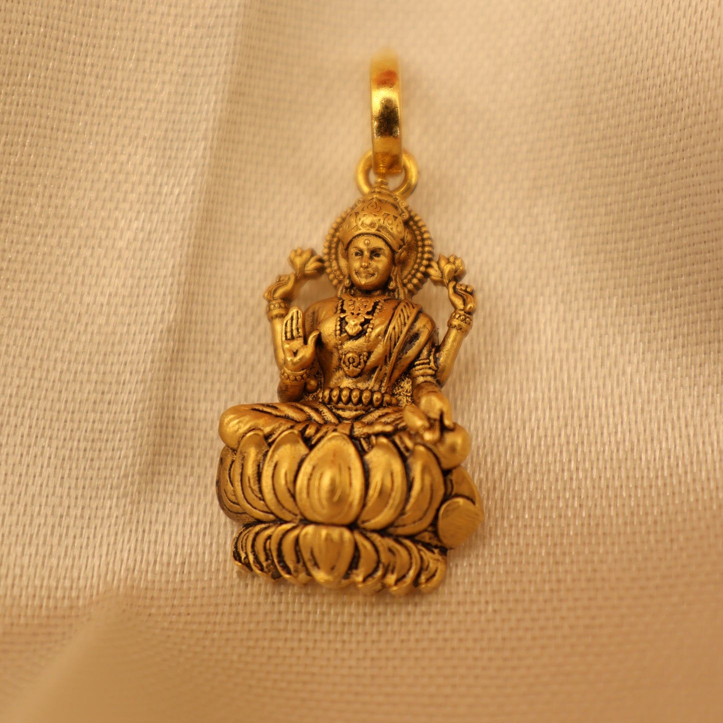 Lakshmi Gold Pendant