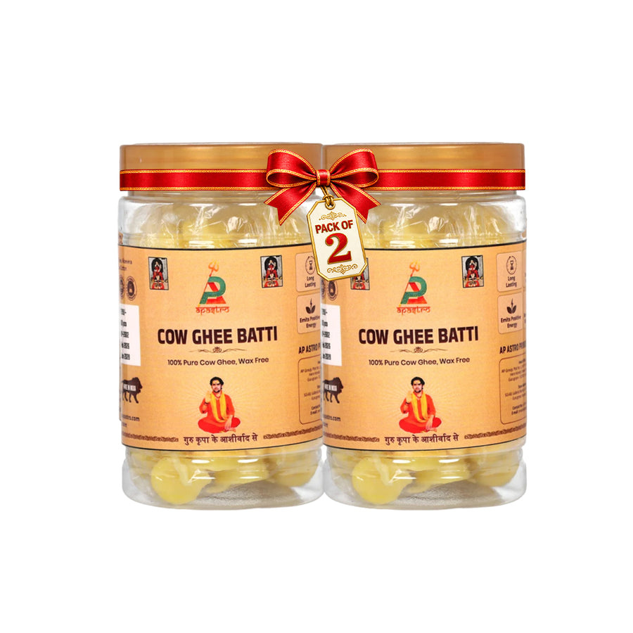 Cow Ghee Batti – Pack of 2 | Pure Cotton Wicks