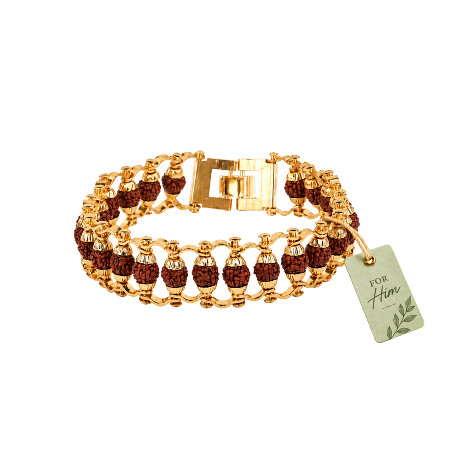 Big Rudraksha Bracelet – For Him