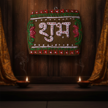 Cow Dung Shubh Labh | Entrance & Vastu Decor