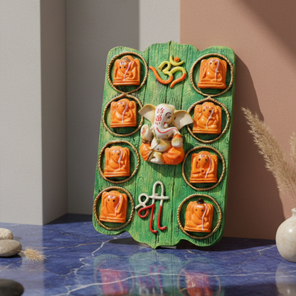 Ashtavinayak Ganesha Wall Hanging | Home Decor Art