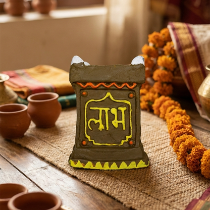 Tulsi Vrindavan Diya | Home Temple & Puja Decor