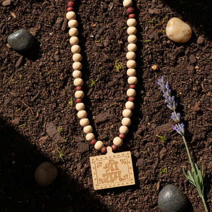 Tulsi Kanthi Mala With Shri Ram Pendant