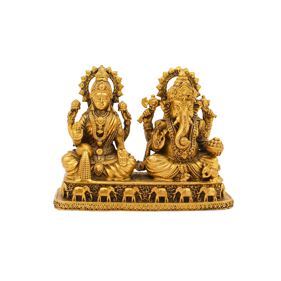 Ashtadhatu Lakshmi Ganesh Idol – Diwali & Dhanteras Special