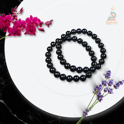 Natural Black Tourmaline Bracelet