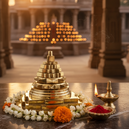 Brass Shree Yantra