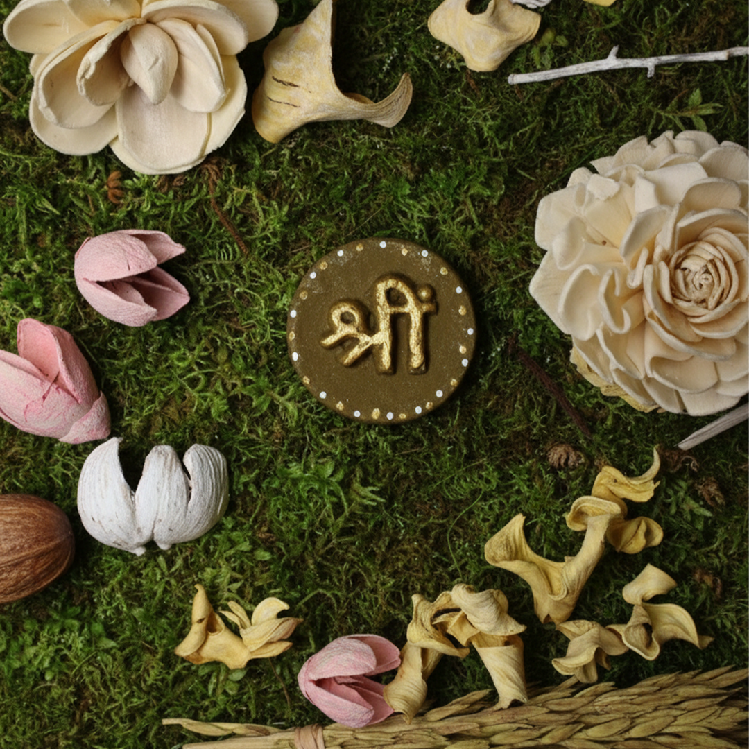 Shri Symbol Coin | Prosperity & Vastu Decor