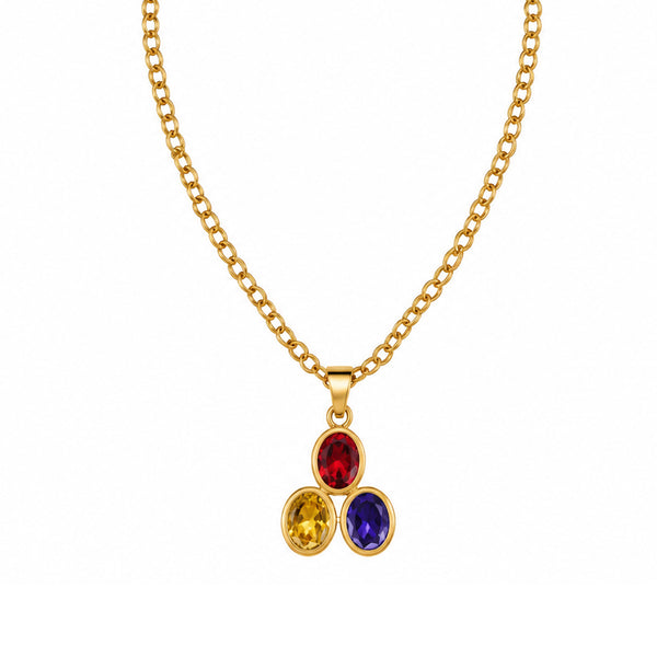 3 Stones Pendant