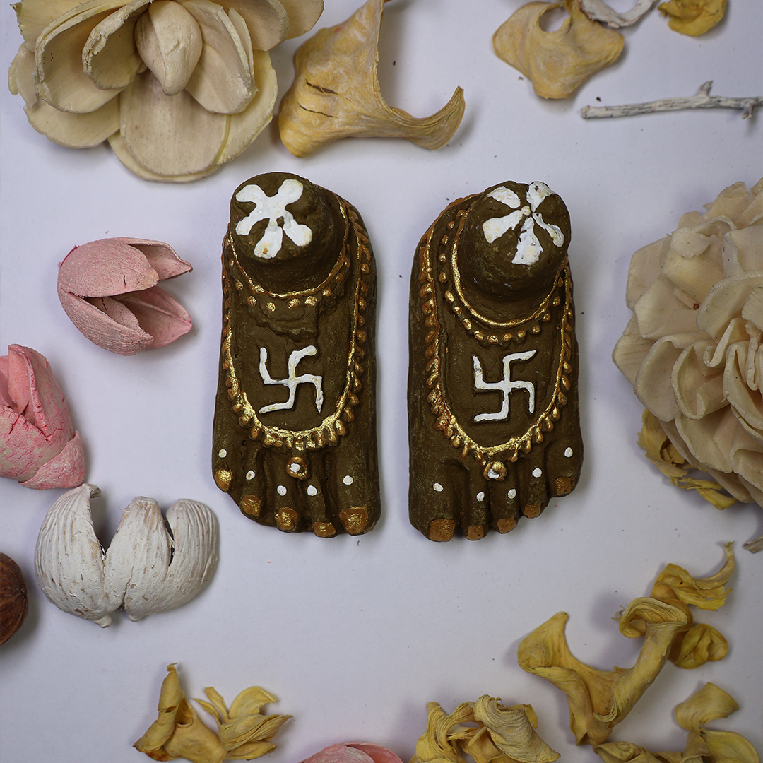 Lakshmi Charan Paduka | Home Temple & Puja Decor