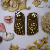 Lakshmi Charan Paduka | Home Temple & Puja Decor