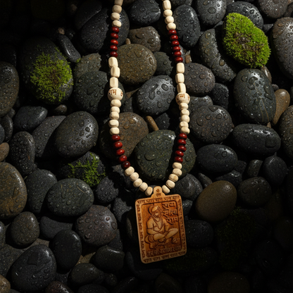 Jai Sitaram Tulsi Mala with Hanuman Ji Locket