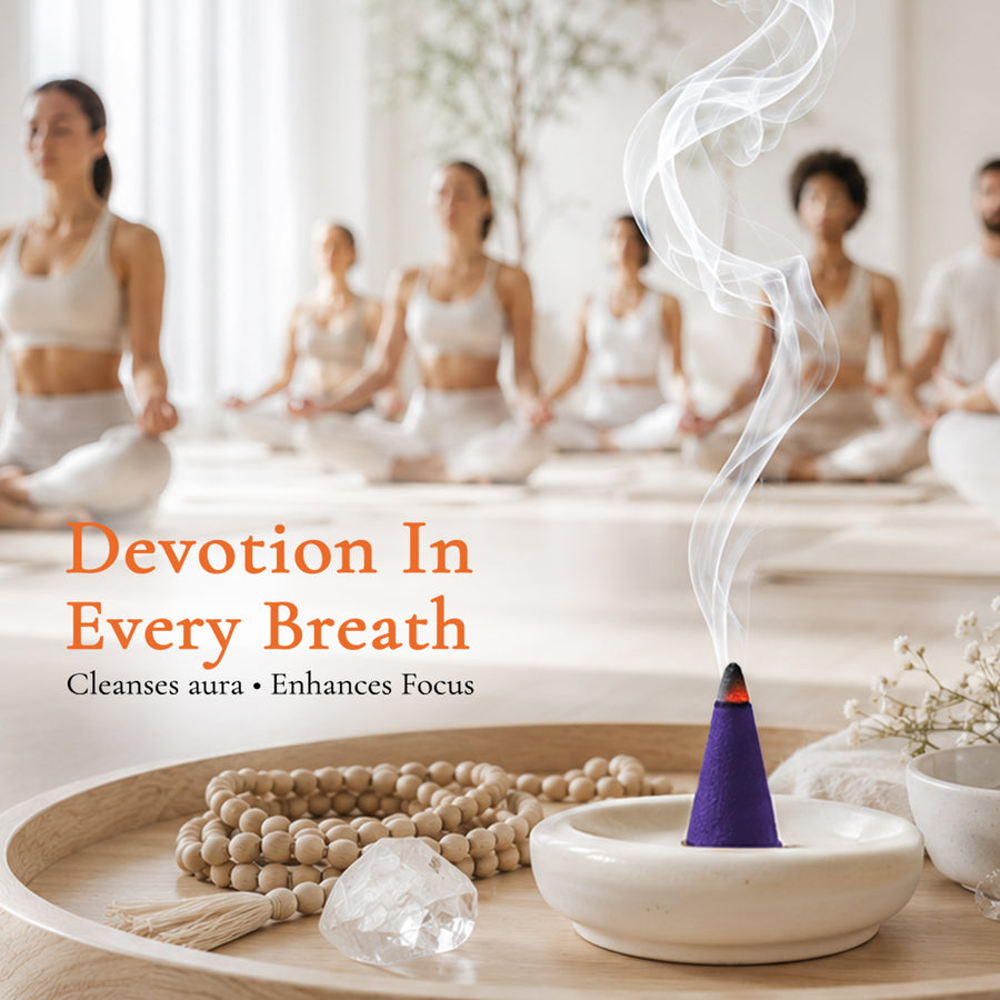 Lavender Dhoop Cones