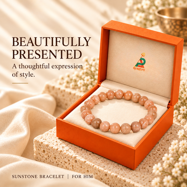 Sunstone Bracelet – For Him