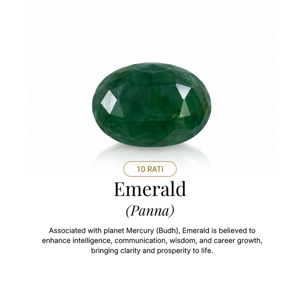 Emerald (Panna) 10 Rati