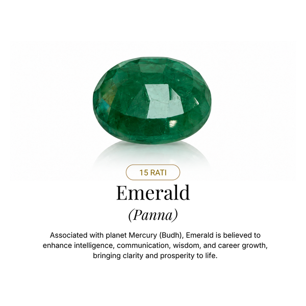 Emerald (Panna) 15 Rati