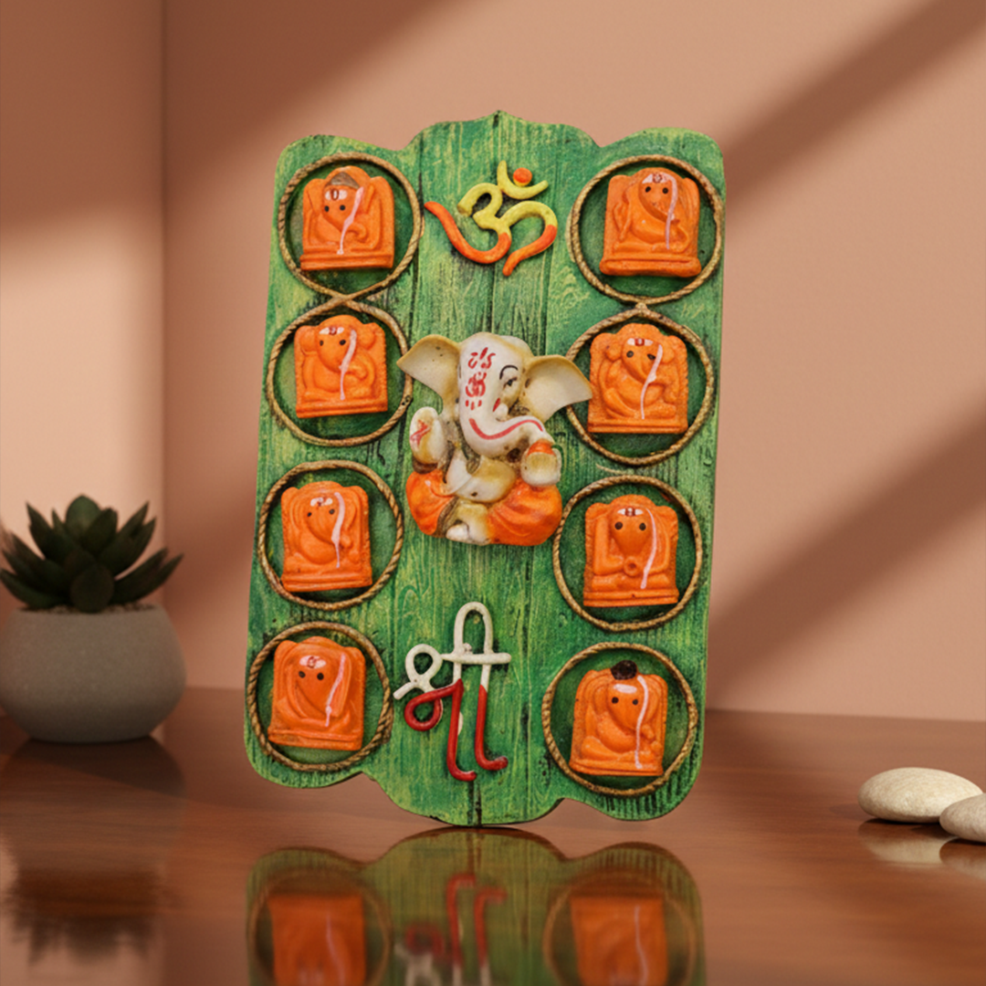 Ashtavinayak Ganesha Wall Hanging | Home Decor Art