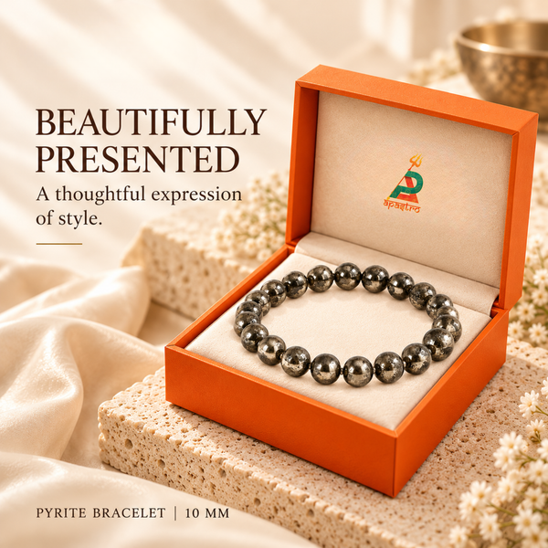 Raw Pyrite Bracelet – For Him