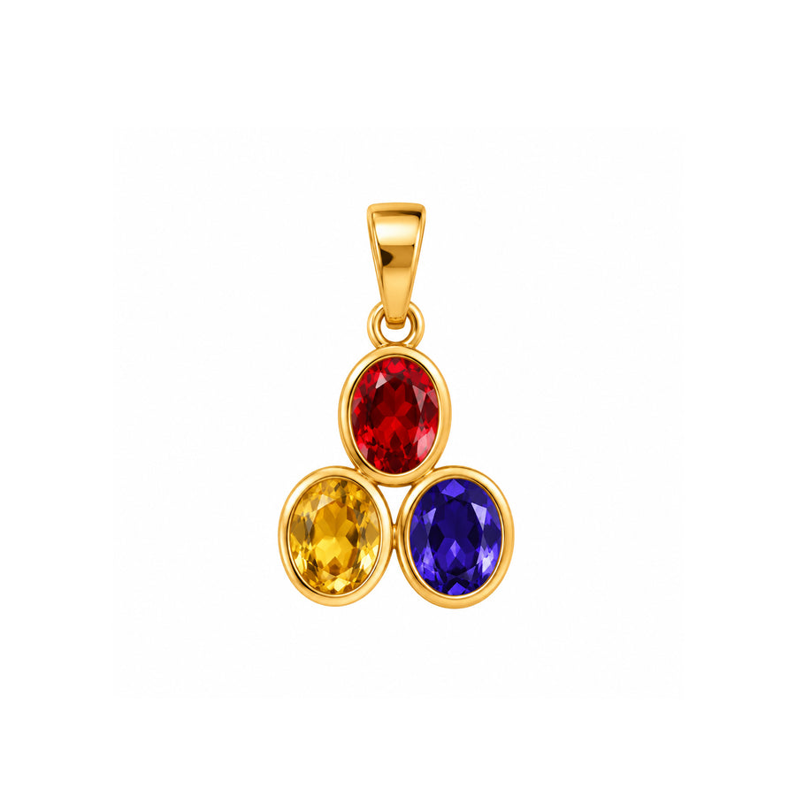3 Stones Pendant