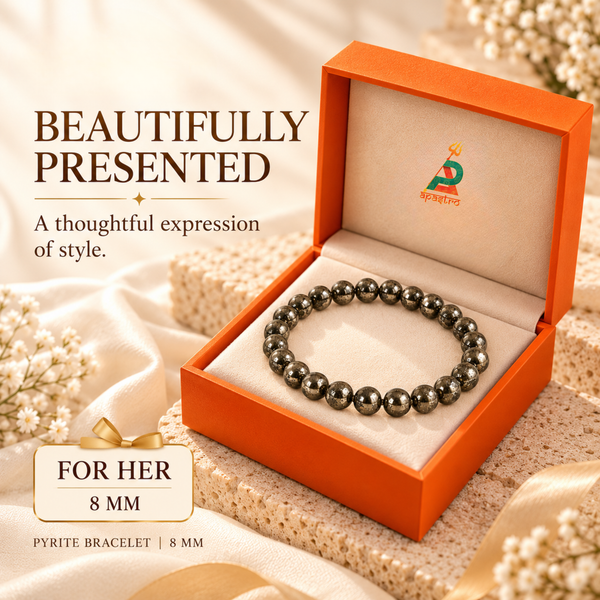 Raw Pyrite Bracelet – For Her