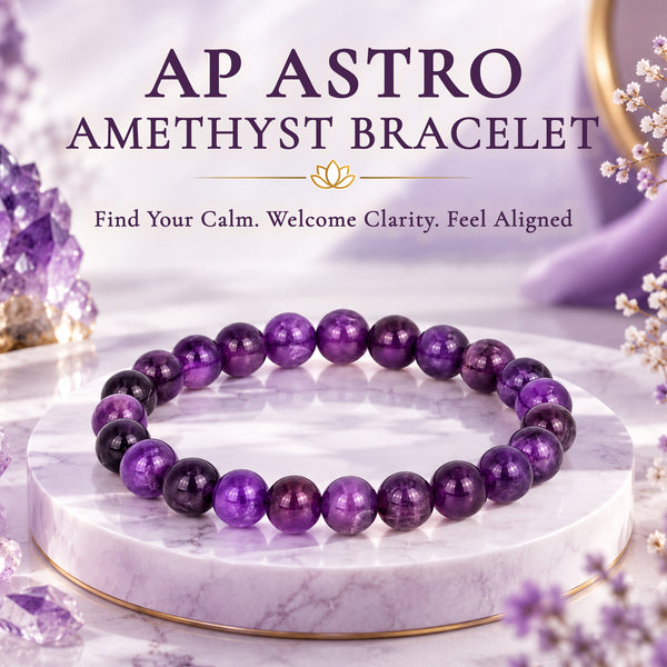 Raw Amethyst Bracelet (Purple)