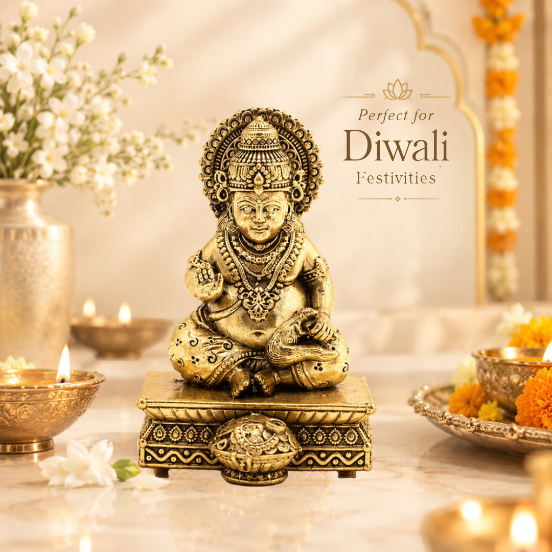 Ashtadhatu Kuber Idol – Dhanteras Special