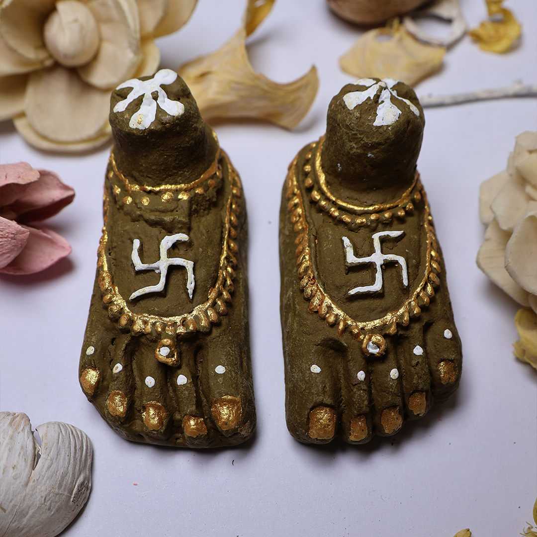Lakshmi Charan Paduka | Home Temple & Puja Decor