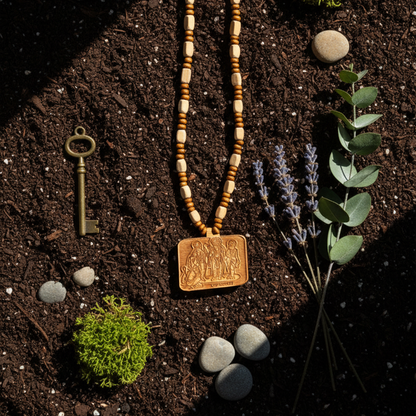 Tulsi Mala with Ram Darbar Locket