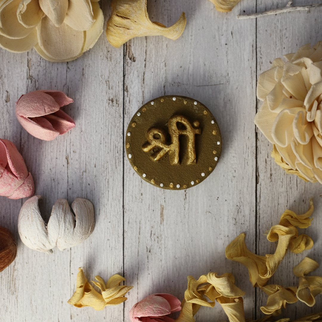 Shri Symbol Coin | Prosperity & Vastu Decor