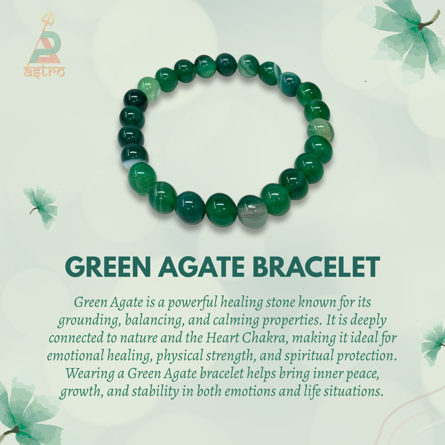 Green Agate Bracelet