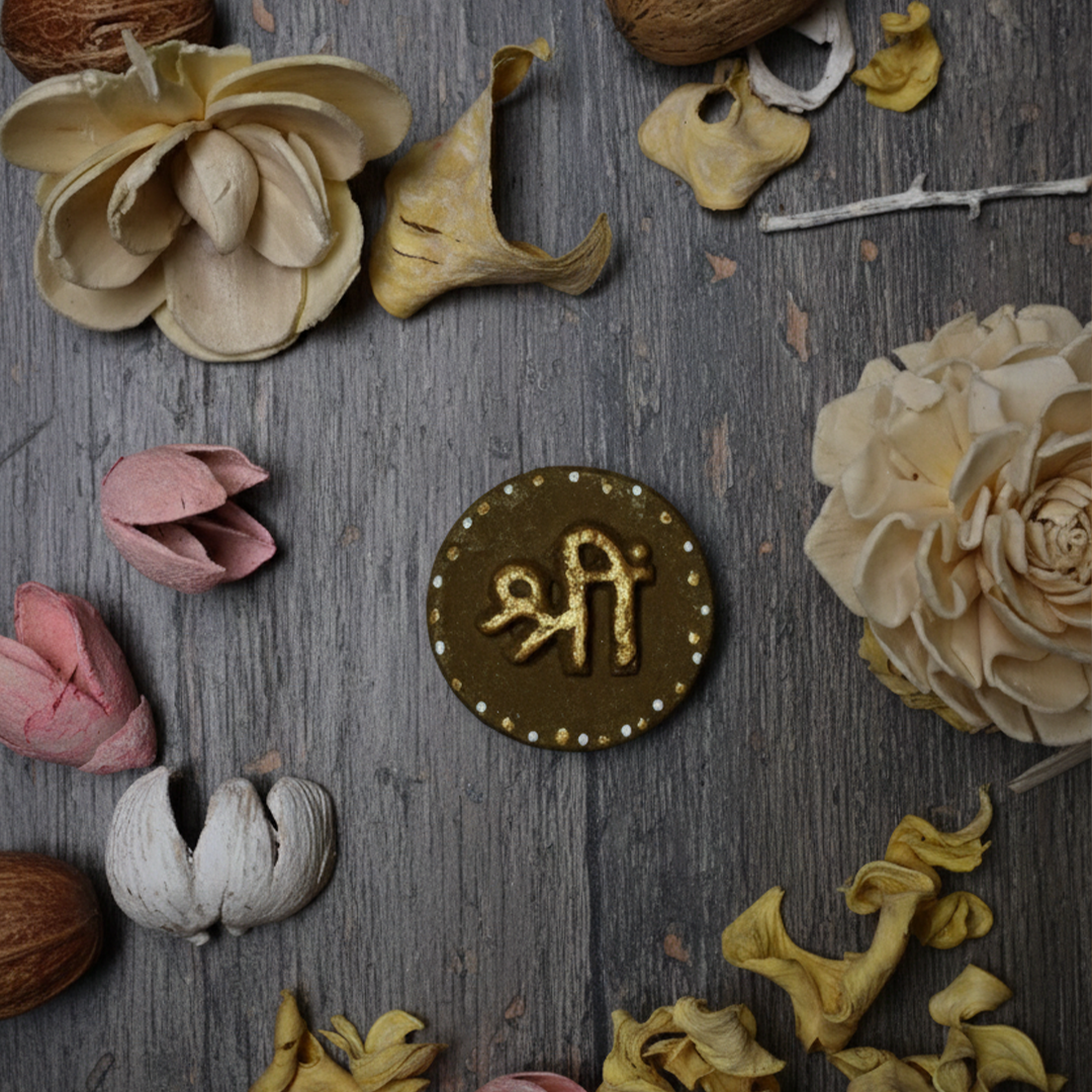 Shri Symbol Coin | Prosperity & Vastu Decor