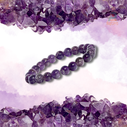 Natural Amethyst Bracelet