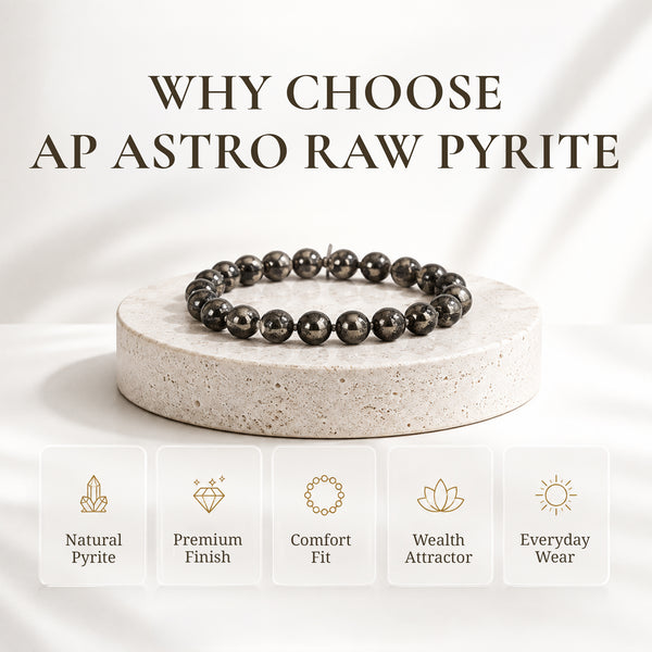 Raw Pyrite Bracelet (8 MM)