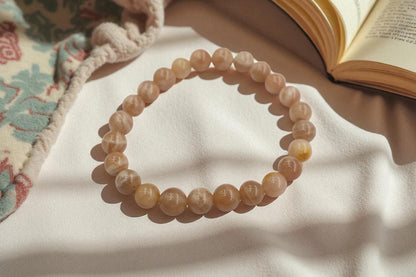 Natural Sunstone Bracelet