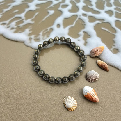 Raw Pyrite Bracelet