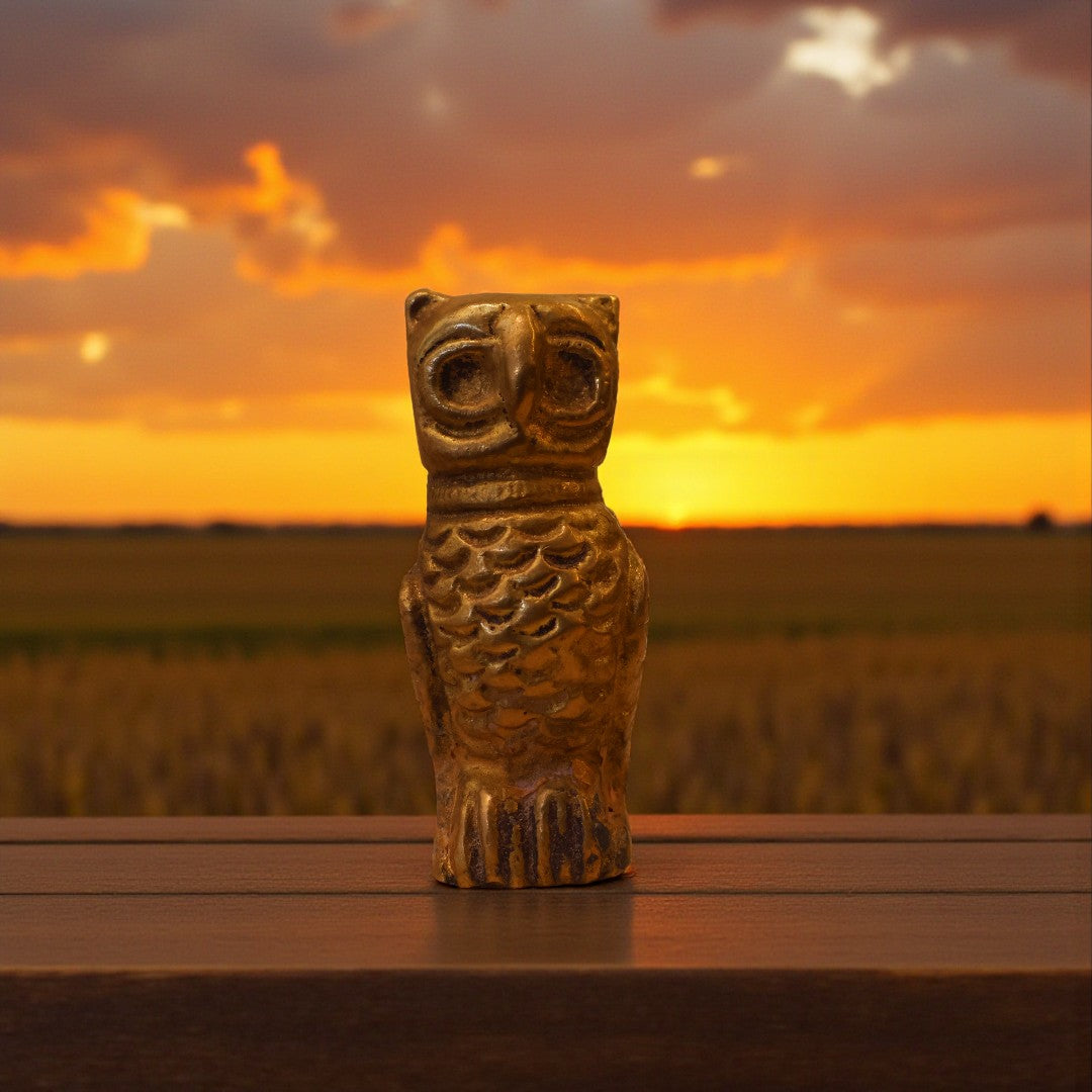 Brass Owl Bird