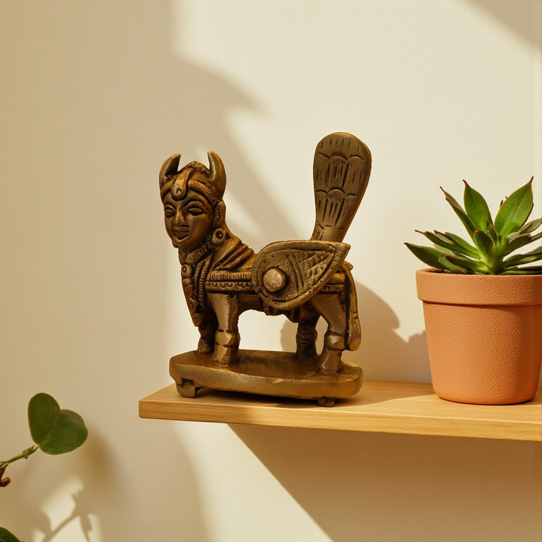 Brass Kamdhenu Cow