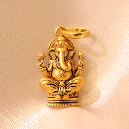 Ganesh Gold Pendant