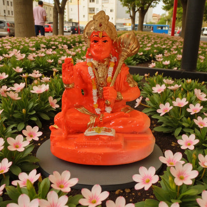 Hanuman Ji Idol (Orange)