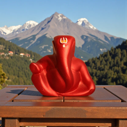 Rakta Ganesha Idol
