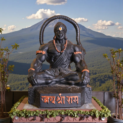 Hanuman Meditating Idol