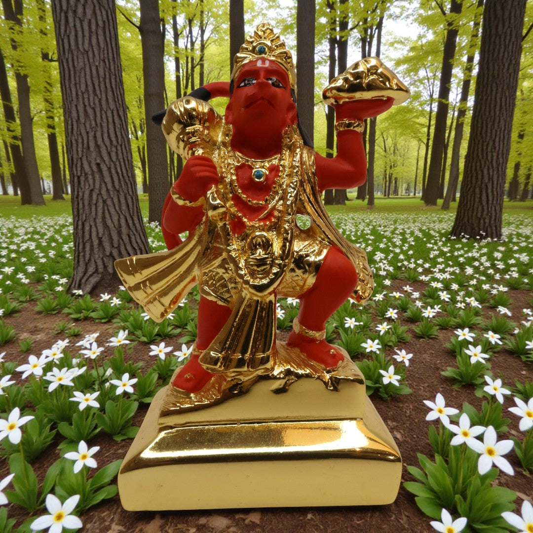 Sinduri Hanuman Gold Plated