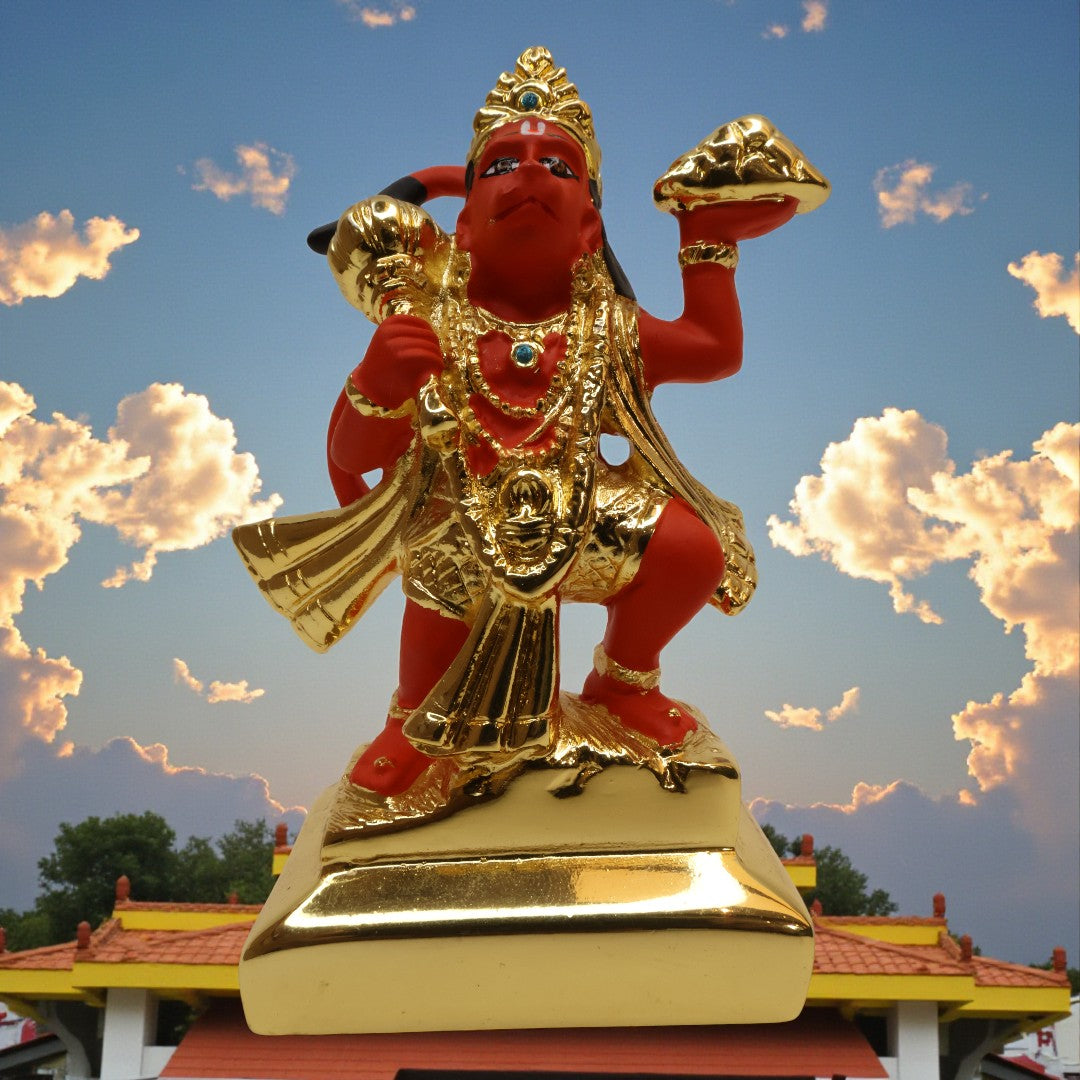 Sinduri Hanuman Gold Plated