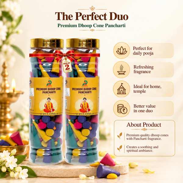 Panchrati Dhoop Cones – Pack of 2