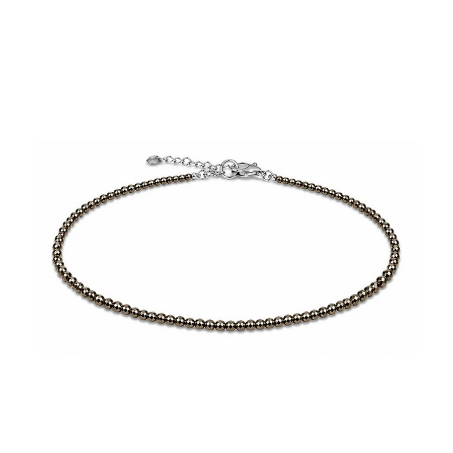 Raw Pyrite Anklet