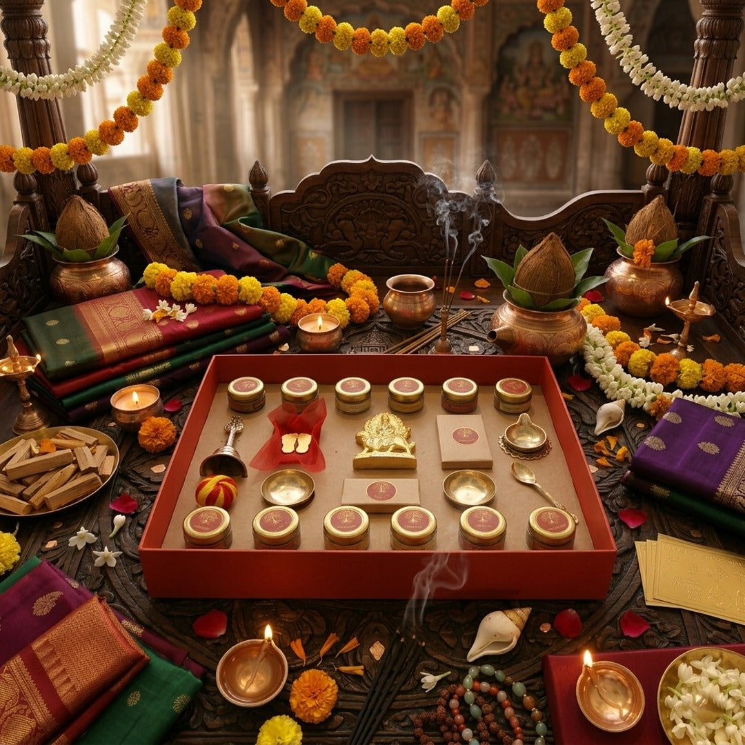 Navratri Puja Kit (23 Items) – Complete Pooja Samagri for Navratri Festival